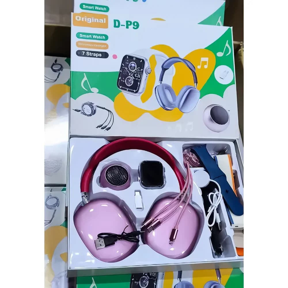 DP9 Smart Watch Combo Wireless Charger, Bluetooth, 7 Straps 3