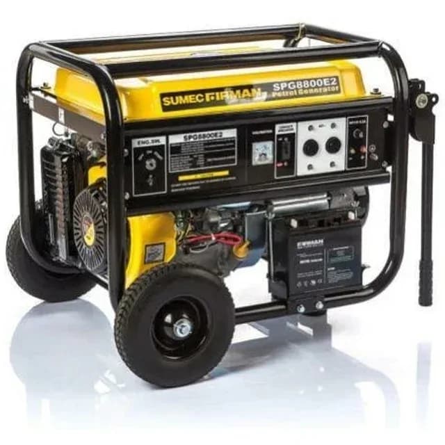 Firman Generator With Key Starter 6.6kva Spg-8800e2 4