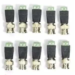 Cctv Bnc Video Balun - 10 Pieces