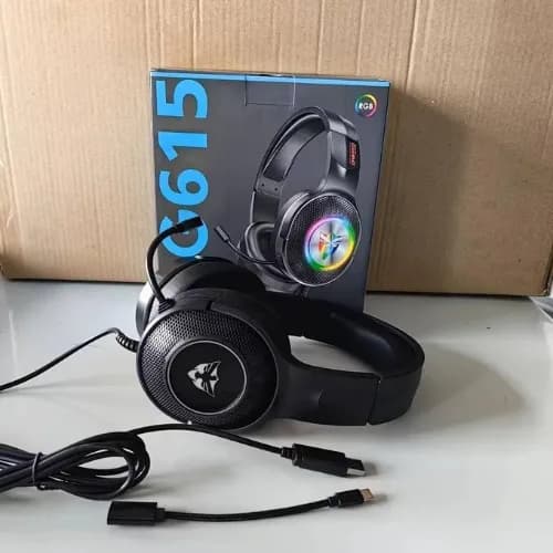 G615 backlight E-Sport RGB Gaming Headset 3.5mm Stereo Connecter 2