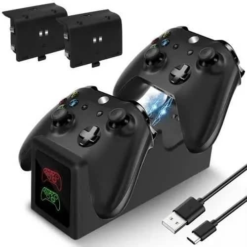 Xbox Series X-s Fast Dual Charging Dock+ 2 Free Batteries And Cable 3