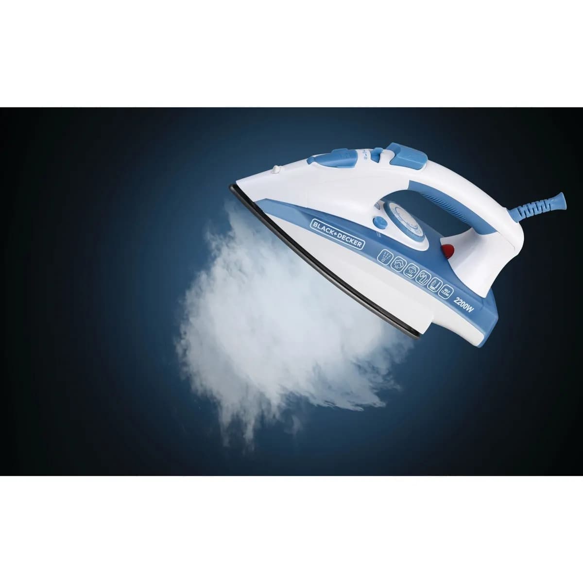 BLACK+DECKER X2000-B5 2200W Steam Iron Blue 4