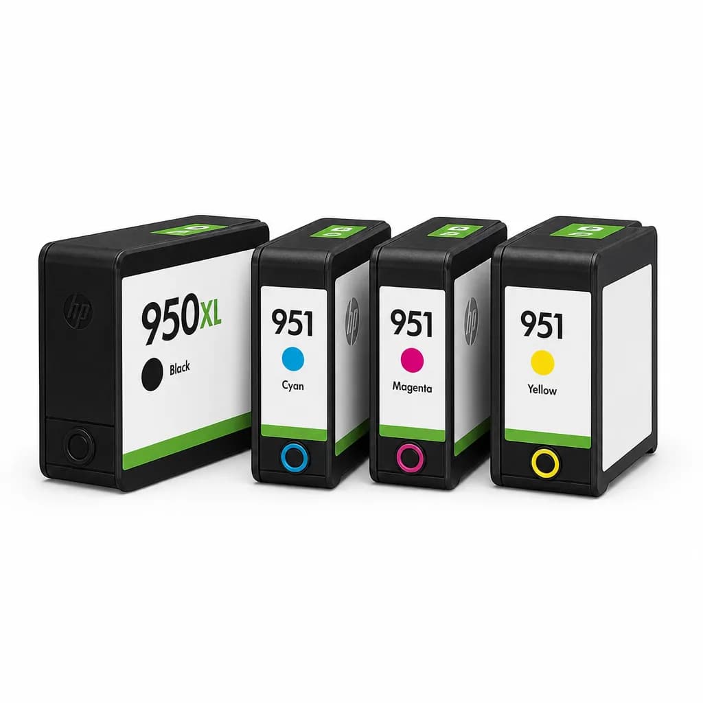 HP 950XL 951 Genuine Ink Cartridges 4 Pack