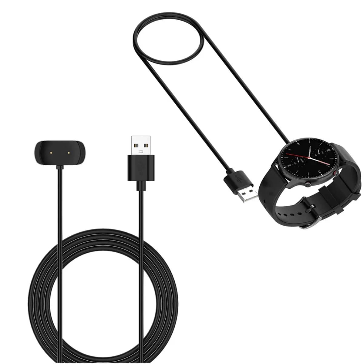 Smartwatch Charger For Amazfit Active 2 Active 2 Square Bip 6 Black 3