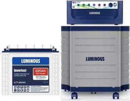Luminous 4KVA 48V Pure Sine Wave Inverter with 4 × 220Ah Tubular Batteries 3
