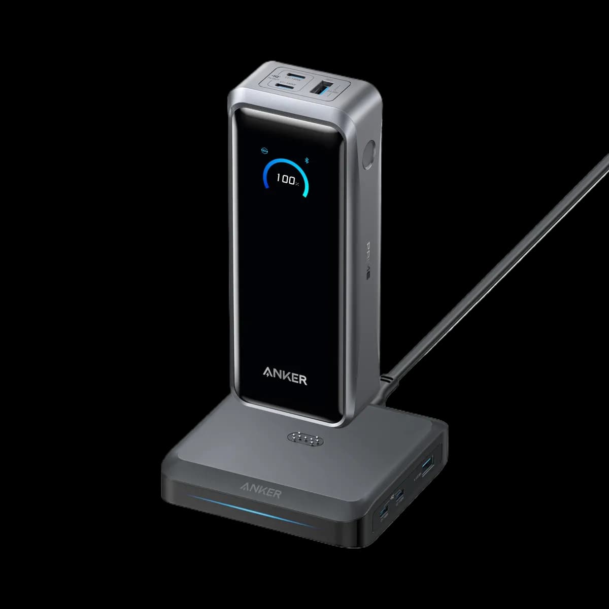 Anker Prime Power Bank 250W 100W Charging Base 3port 27650mAh 2