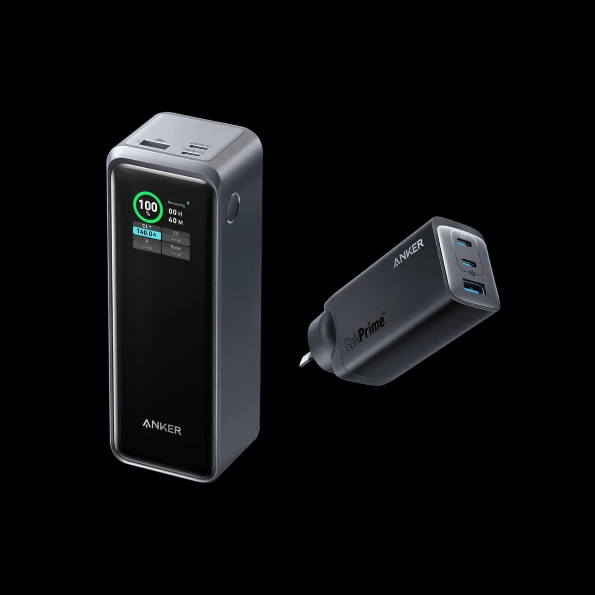Anker Prime Power Bank 250W 100W Charging Base 3port 27650mAh 3