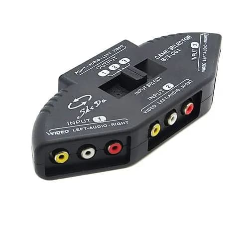 3 Way Av Rca Switch Selector 4