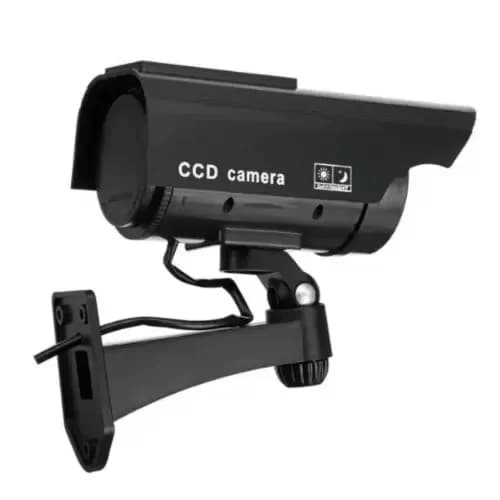 Outdoor/indoor Solar Powered fake limitation  Surveillance Camera-black