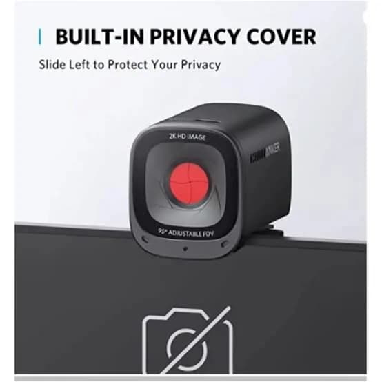 Anker PowerConf C200 2K Mac & PC USB Webcam 3
