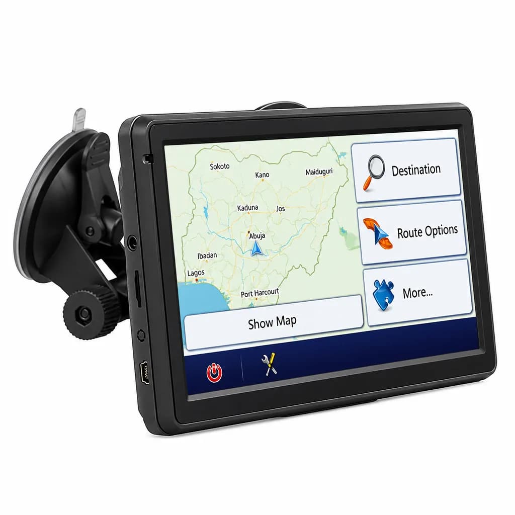 7 Inch HD Car GPS Navigator with Nigeria Map