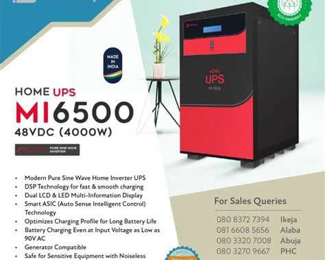 Mercury 6.5KVA MI 6500VA 48VDC 4000W Pure Sine Wave Inverter 3