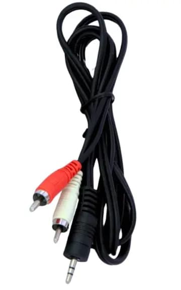 AUX Male To Dual RCA Stereo Audio Cable 4