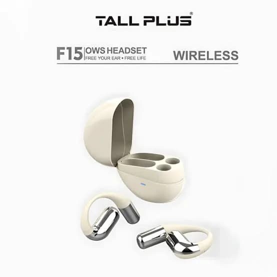 TALL PLUS HM-22 open-ear wireless earbuds robust bass. 2