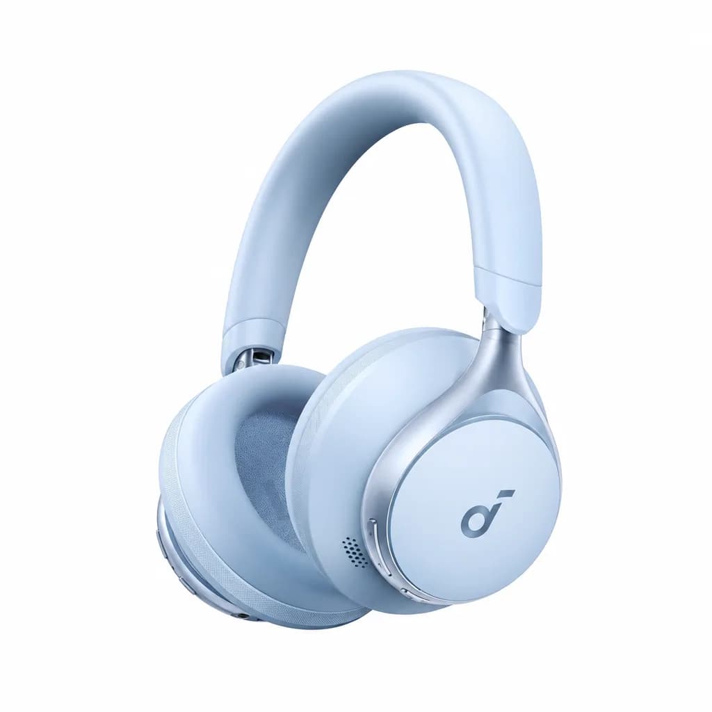 Anker Space One Active Noise Cancelling Headphones Blue