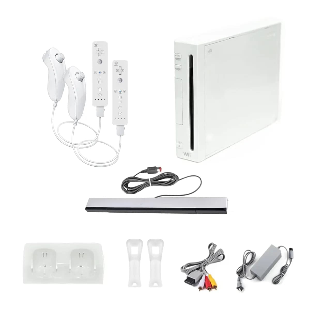 Nintendo A set of Nintendo Wii Console