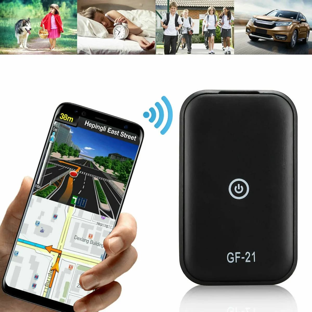 GF21 Mini GPS Car Tracker with Voice Recording 6