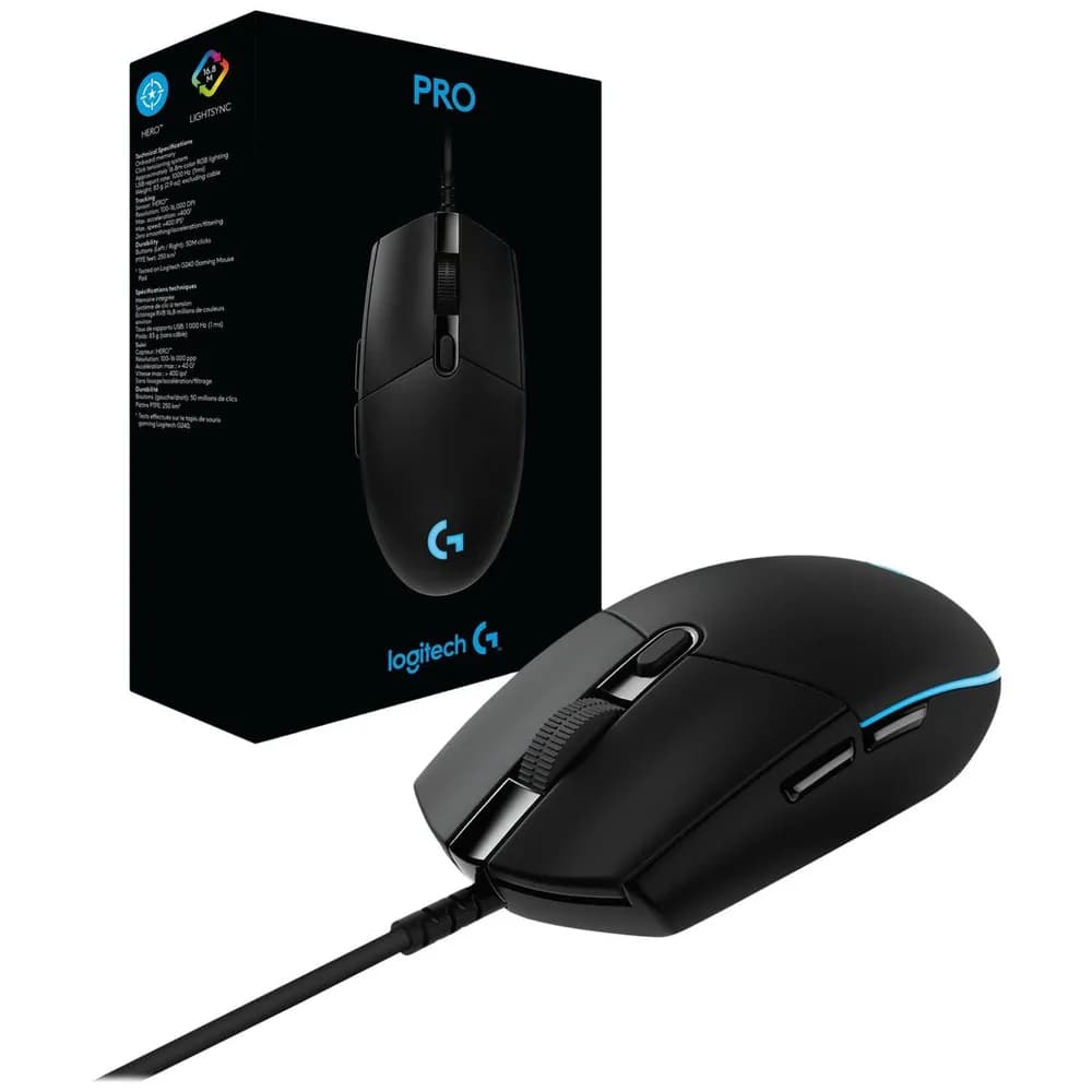 Logitech G Pro Wired Gaming Mouse With Esports