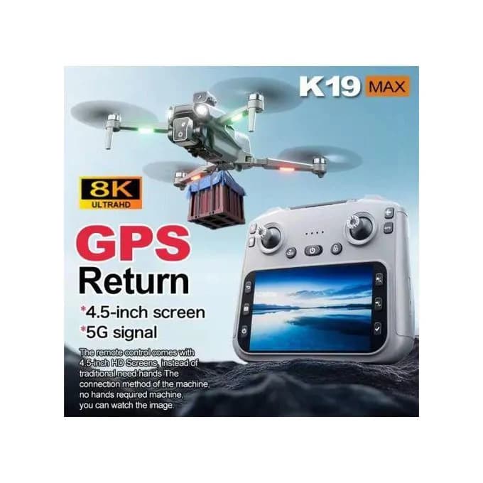 Drone K19 Max GPS Dual Camera 5G Remote Control Drone 3