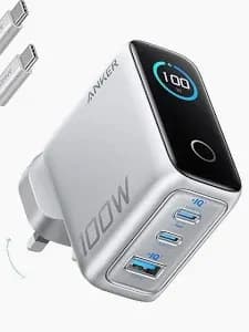 Anker 736 GaN II 100W USB C Charger 3 Port Fast Wall Charger 2