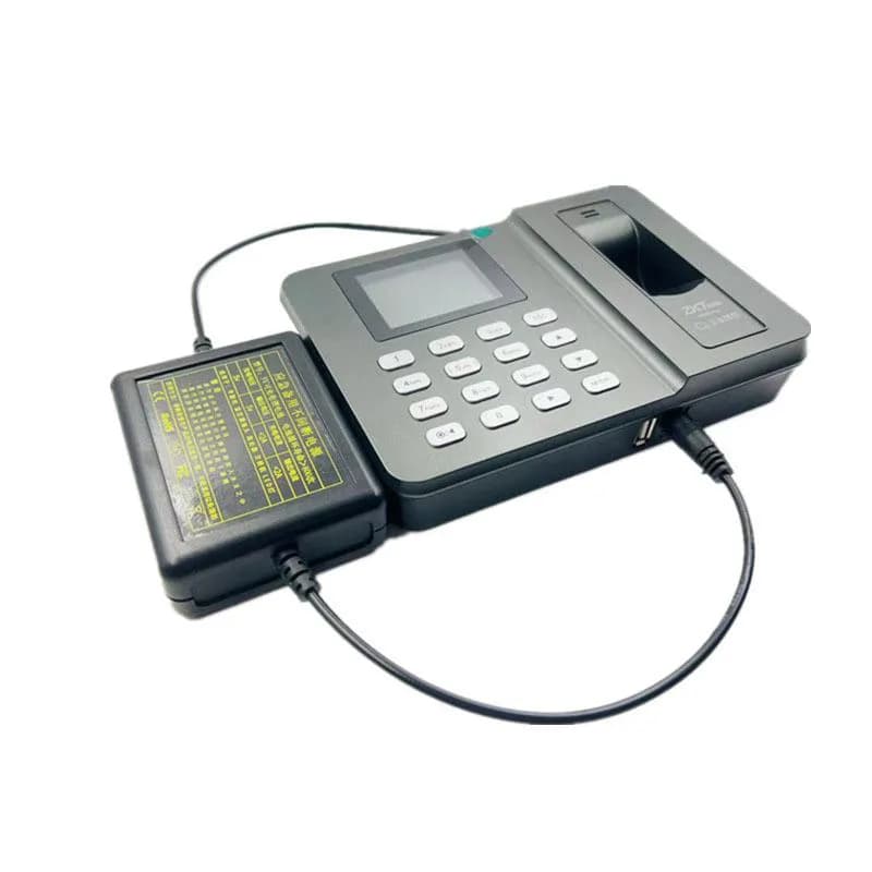 ZKTeco Time Attendance Biometric Machine with Backup Mini UPS 8800mAh Powerbank 3