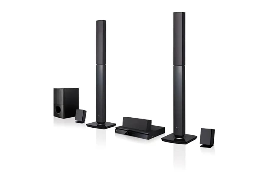 DVD Bluetooth Home Theatre System With Built In Subwoofers