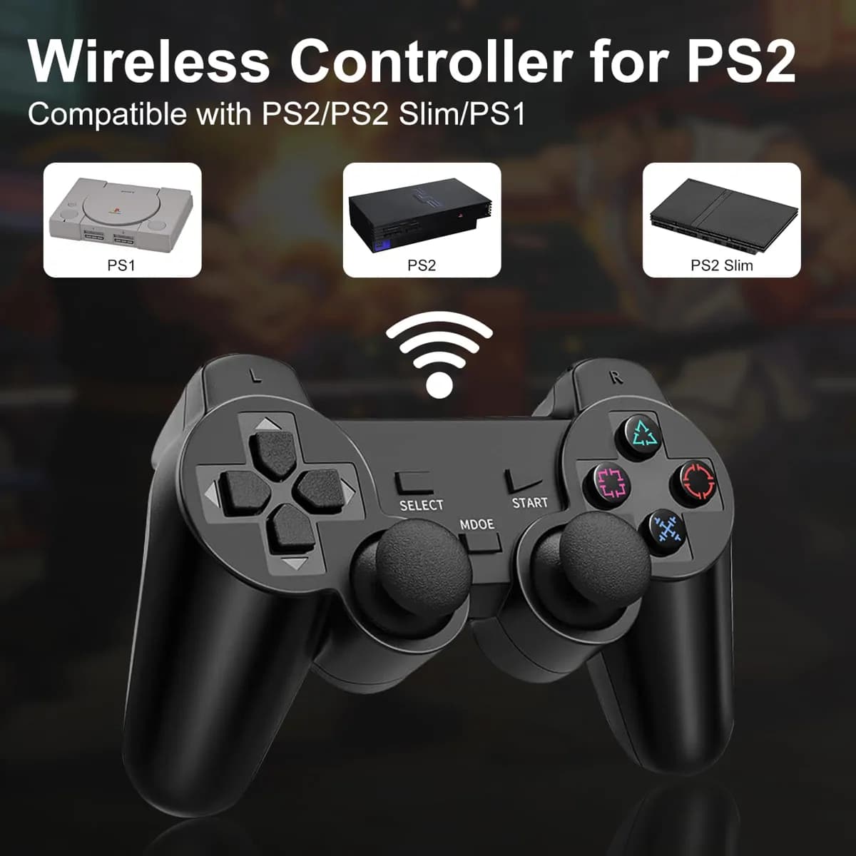 Sony PS2 Dualshock 2 Wireless Controller - Playstation 2 3
