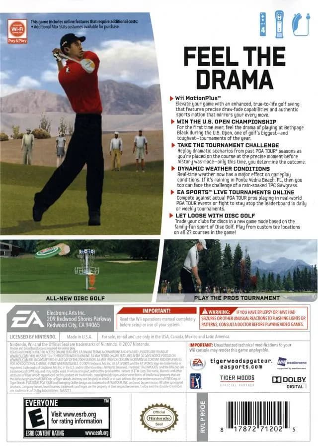 Tiger Woods PGA Tour 10 – Nintendo Wii 2