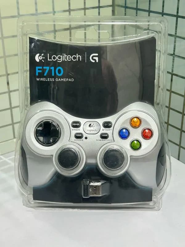 Logitech Wireless Gamepad F710 + Cooling Pad 2