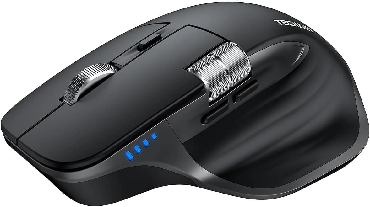 Usb Rechargeable Mouse 7 Buttons 2.4g Silent Mouse