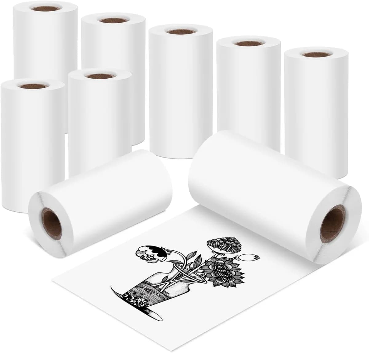 Mini Thermal Printer Bluetooth Paper Photo Printer 4