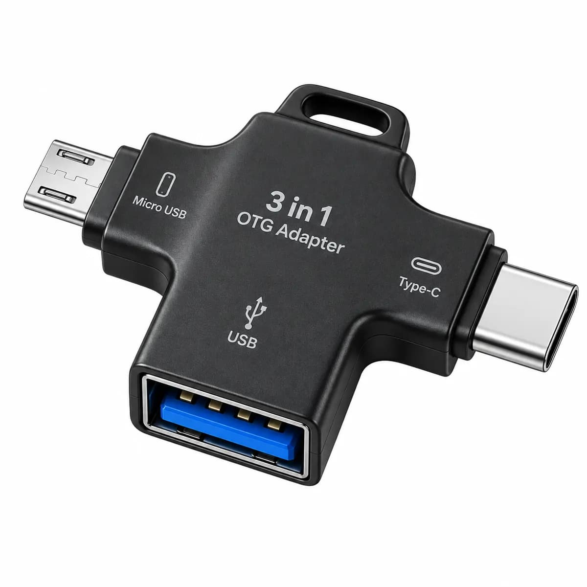 Micro Usb & Type C 3-in-1 OTG Adapter For Android Phones 2
