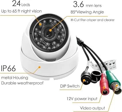 Wifi 1080p Hd Ip Dome Cctv Camera 3