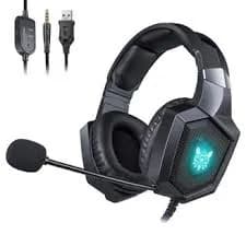 Gaming Headsets Wired Headphones With Microphone Light 4