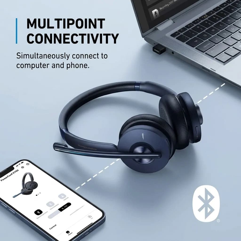 Anker PowerConf H700 Bluetooth headset 5