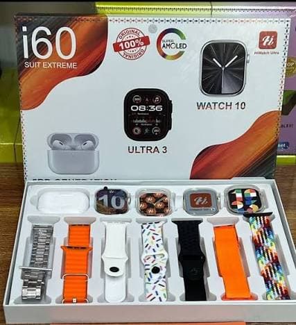 I60 Hiwatch ultra 3 watch 12 in 1 smart watch 4