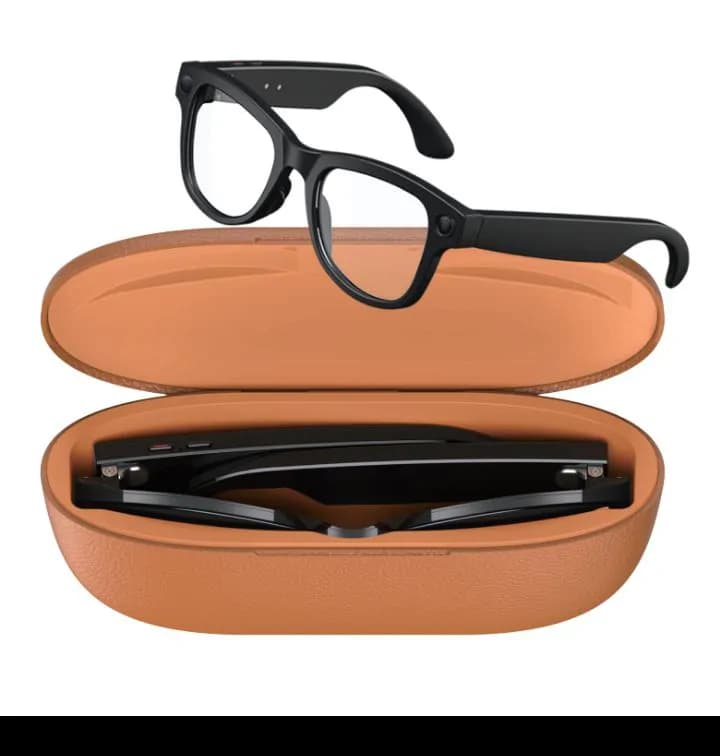 2000W Pixel M02 Ultra Smart Sunglasses, 2 Lens & Charging Case, 4K Video Camera, AI Photo Translation