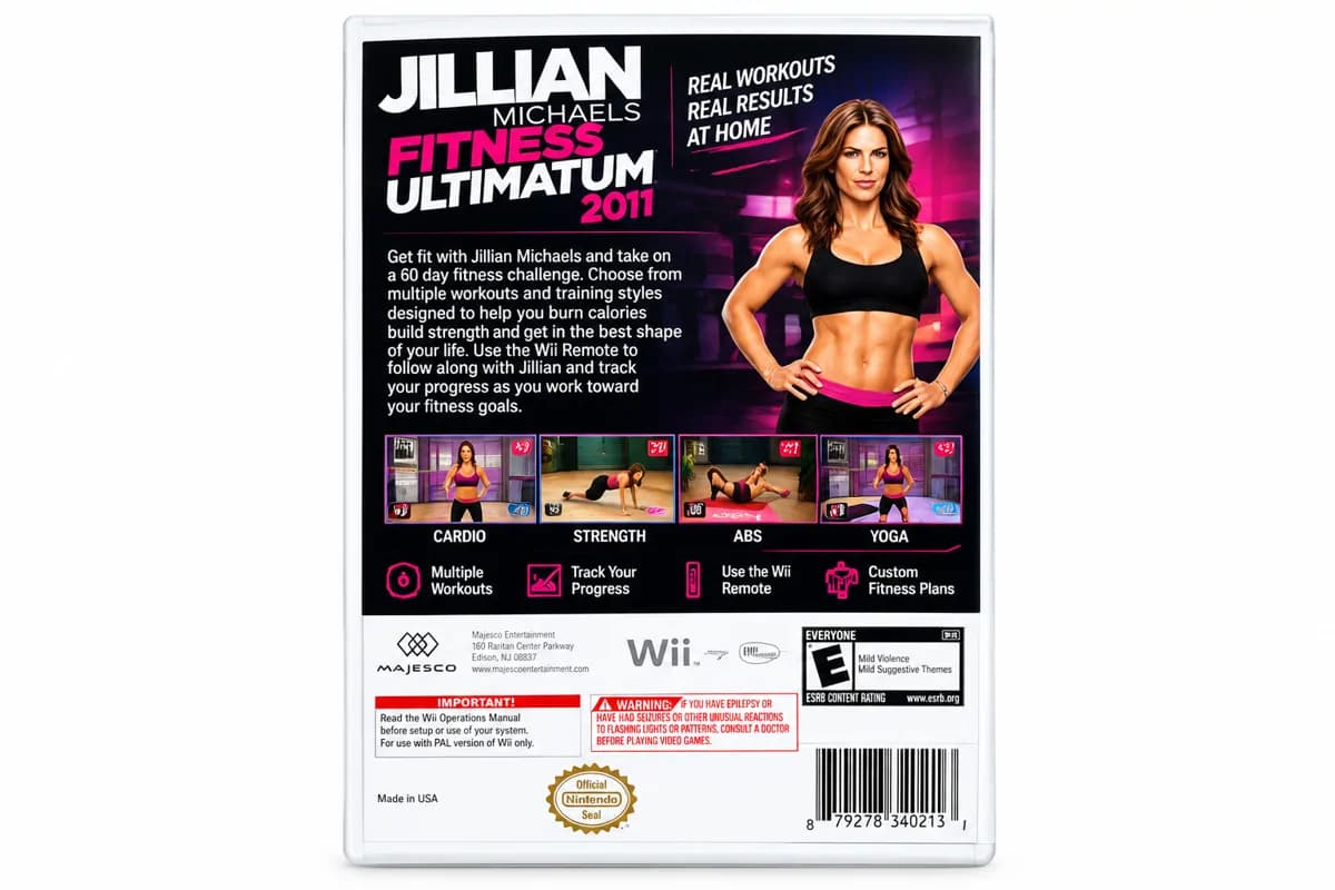 Jillian Michaels Fitness Ultimatum 2011 – Nintendo Wii NTSC Game 3