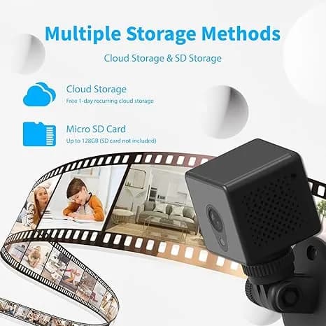 4K Full HD WiFi Security Mini Camera with Night Vision 4