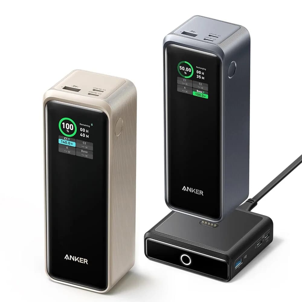 Anker Prime Power Bank- 27650mah 3-port 250w Portable Charger 5