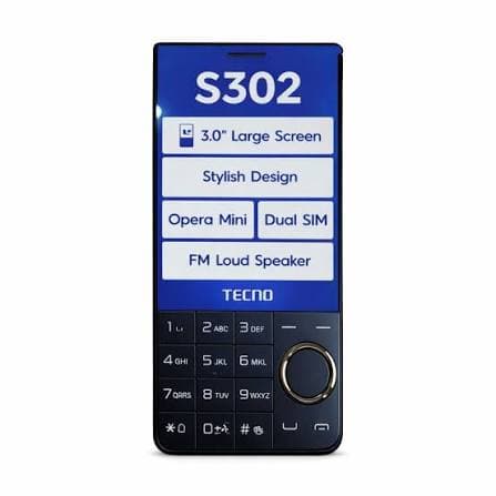 Tecno S302 Dual Sim Button Phone 4