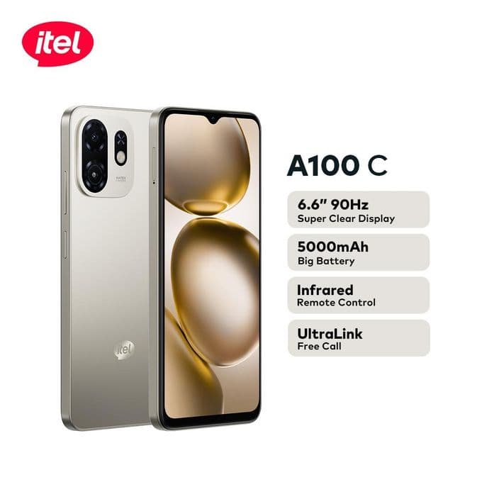 Itel A100C 2gb Ram 64gb Rom 6.6 inch 5000mAh 4