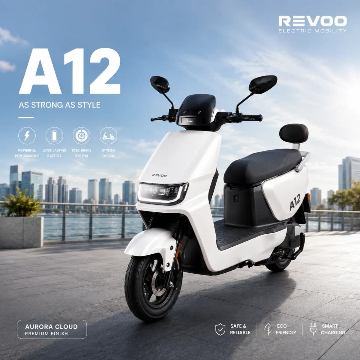 REVOO A12 Premium Electric Mobility Scooter with High-Performance Motor 2