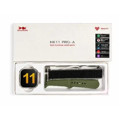 Hk11 Pro-a Smart Watch – 2.02” Hd Display/ Bluetooth Calling/ Wearfit Gpt Ai/ Nfc/ Heart Rate 3