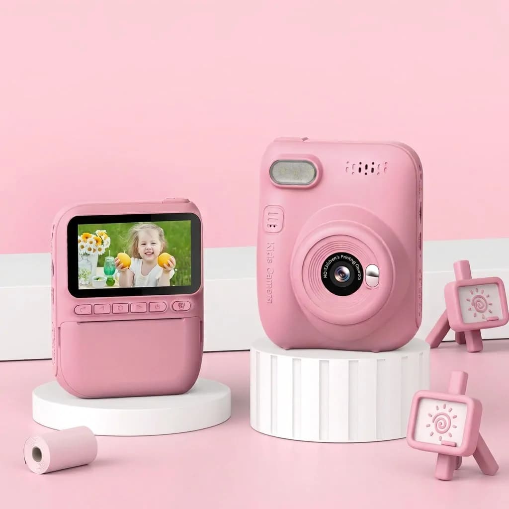 Greenkinder Kids Instant Print Camera - Pink