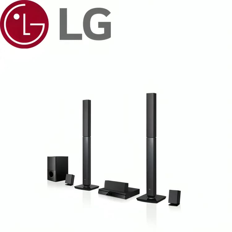 DVD Bluetooth Home Theatre System With Built In Subwoofers 2