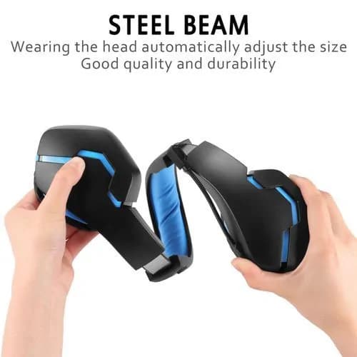 J10 Gaming Headset With Microphone LED Light For Xbox One, PS4, PC Computer 2