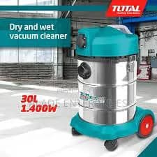 Total Wet and Dry Vacuum Cleaner 30L 1400W 3