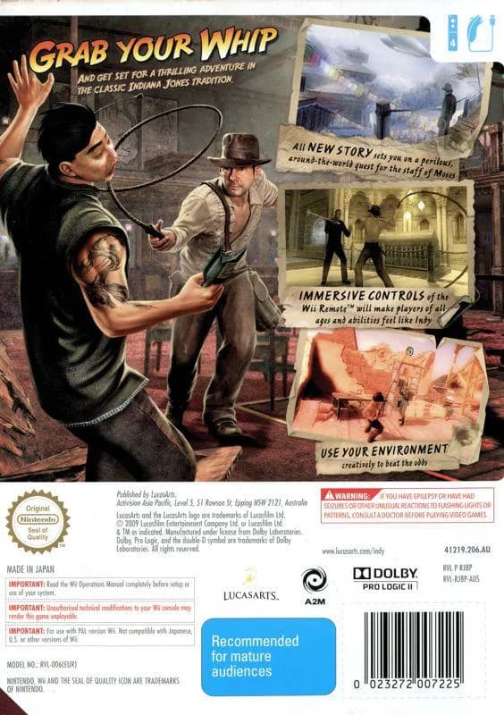 Indiana Jones And The Staff Of Kings – Nintendo Wii 2