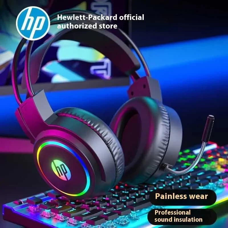 Hp H100 Backlight Usb Wired Gaming Headset For Pc Computers Games 2